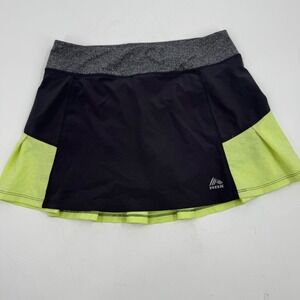 RBX Womens Black Neon Tennis Skirt Shorts Athletic Skort Size S Reebok‎